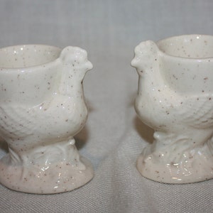 Ceramic Chicken Rooster Egg Cups