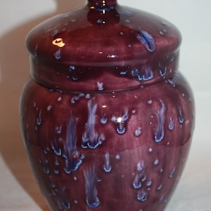 Ceramic Lidded Ginger Jar