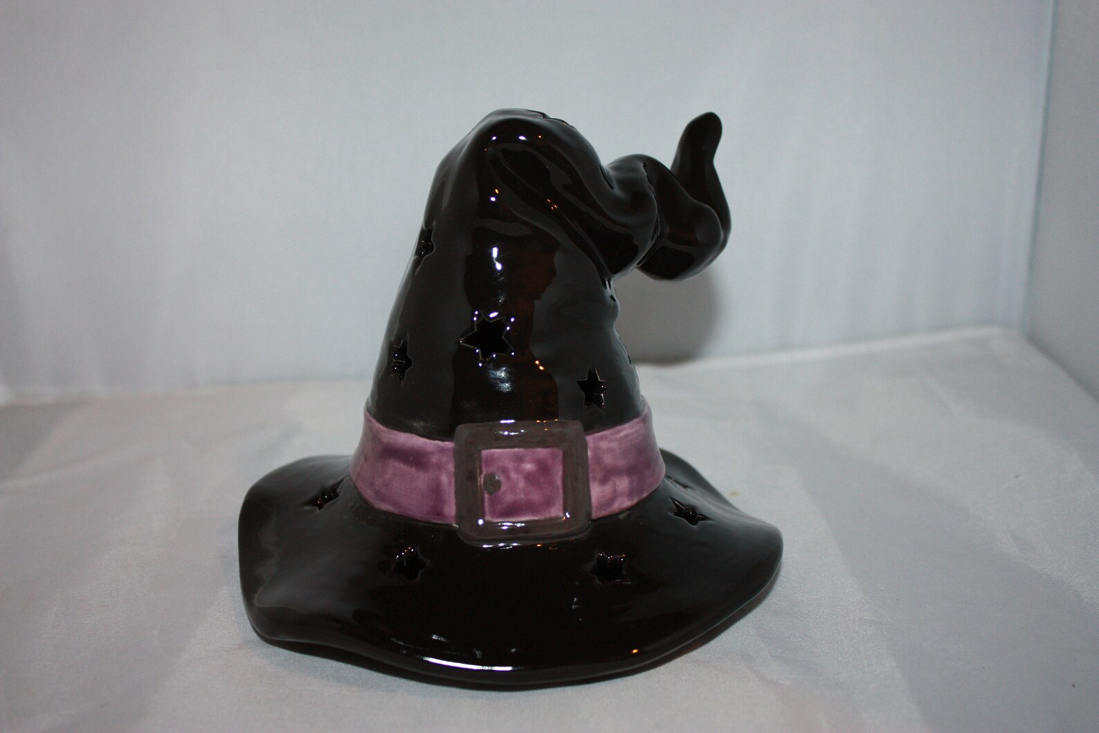 Ceramic Witches Hat with Tea Light Candle Etsy