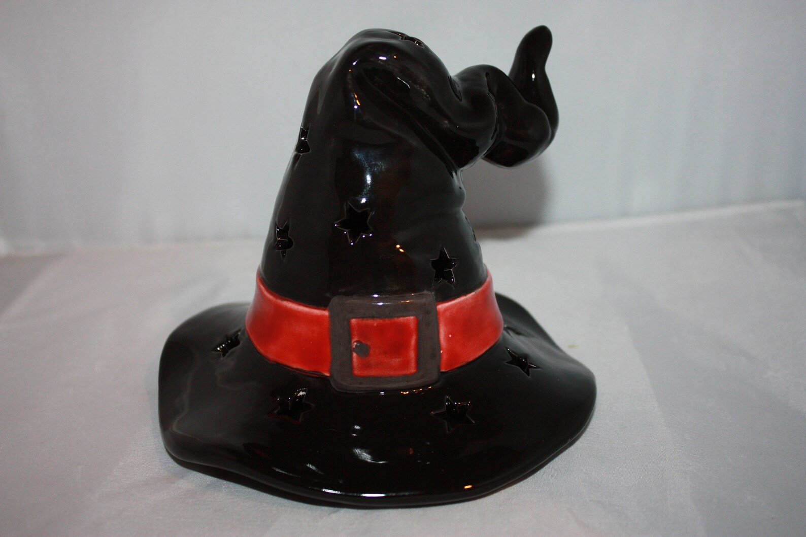 Ceramic Witches Hat with Tea Light Candle Etsy