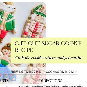Cut Out Sugar Cookie Recipe