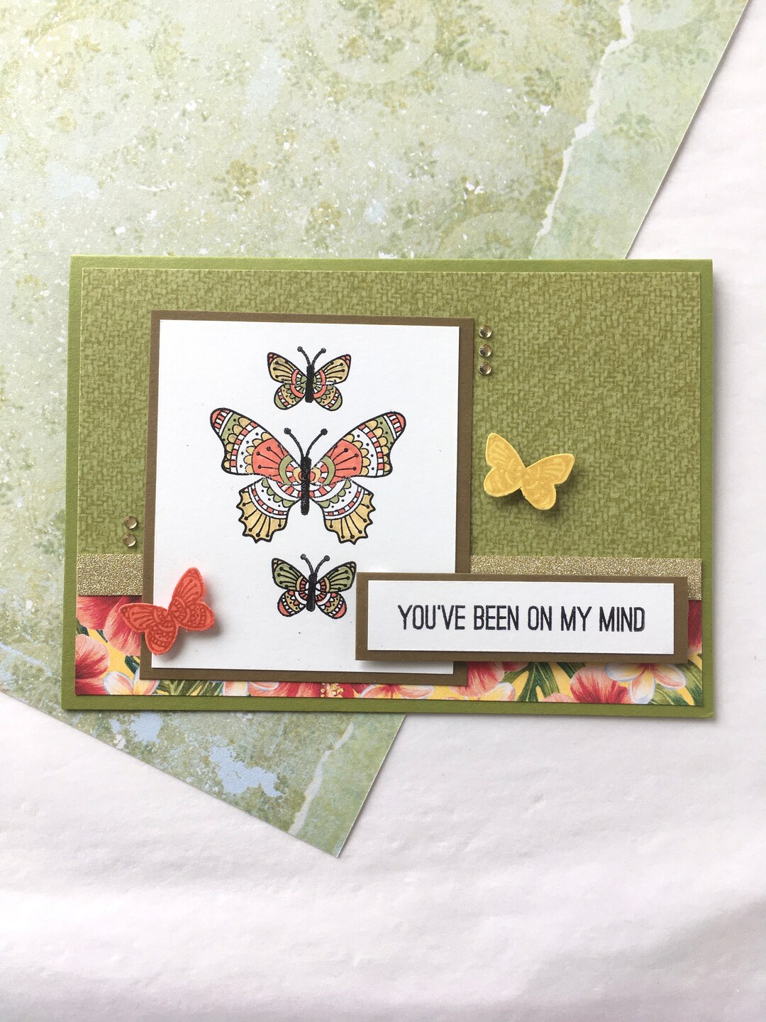 Butterfly - Handmade Greeting Card - Etsy