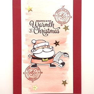 Grußkarte Weihnachtsmann