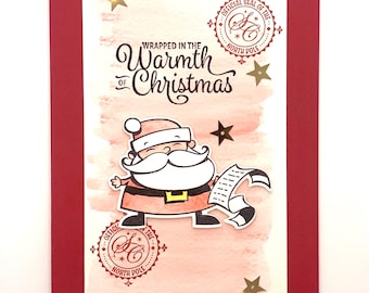 greeting card Santa