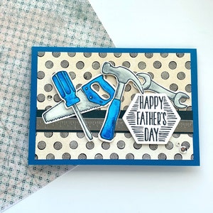 Happy Father es Day - handgemachte Grußkarte