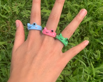 etsy frog ring
