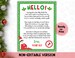 Elf Arrival Letter, Printable Elf Letter, Elf Welcome Letter, Elf Hello, Elf Printables, Elf on the, Elf Props, Elf Ideas, Instant Download 