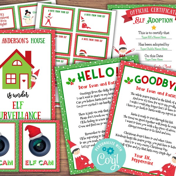Elf Quarantine Letter - Etsy