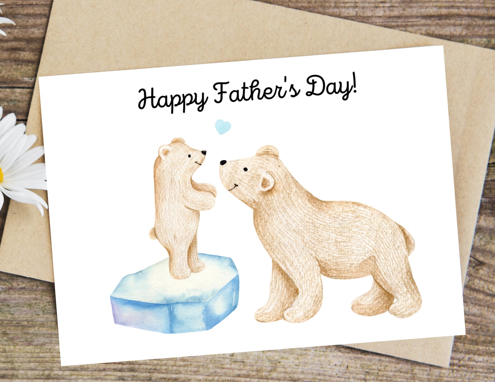 fathers day card from daughter fathers day card printable etsy