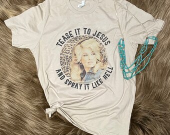 dolly parton graphic tee