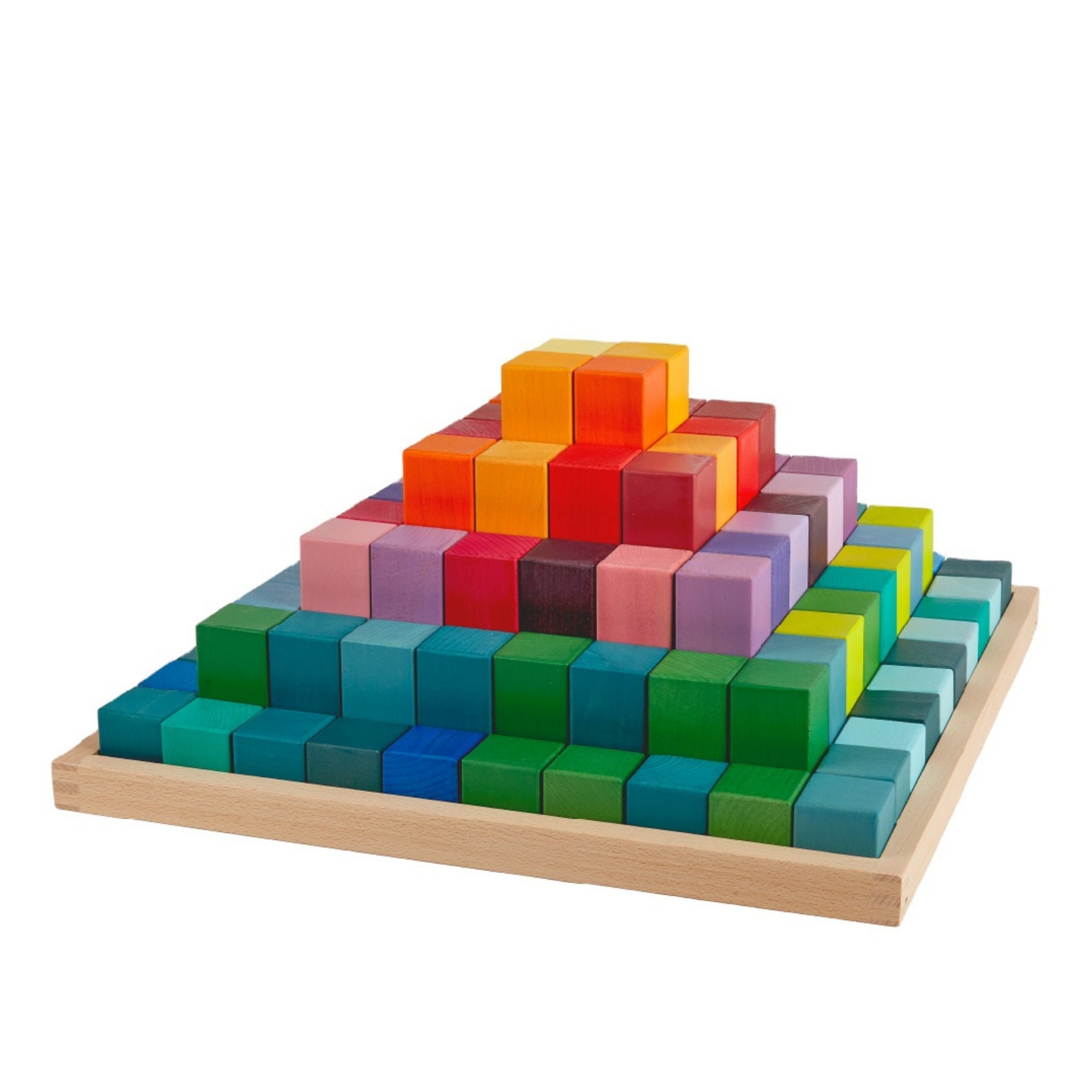 Large Rainbow Pyramid Stepped Pyramid 