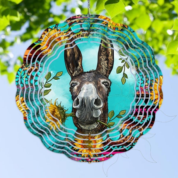 Donkey Yard Art Etsy