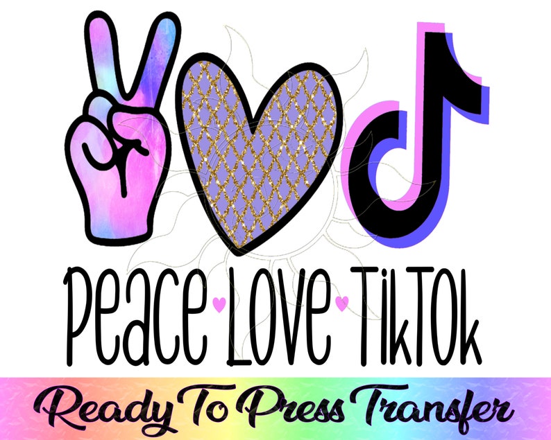 Free Free 172 Peace Love Tik Tok Svg Free SVG PNG EPS DXF File