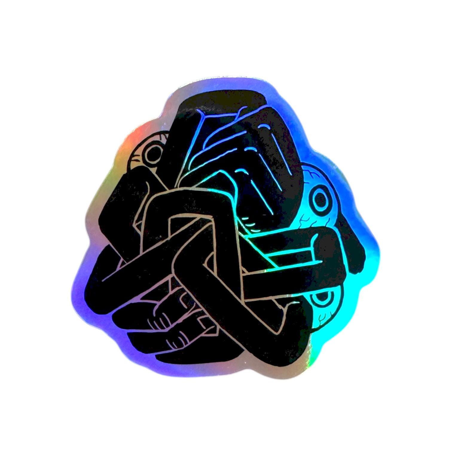 Imp Message Sticker OCD Imps Stickers: Series 01 – Imp Holographic Vinyl Stickers - Etsy