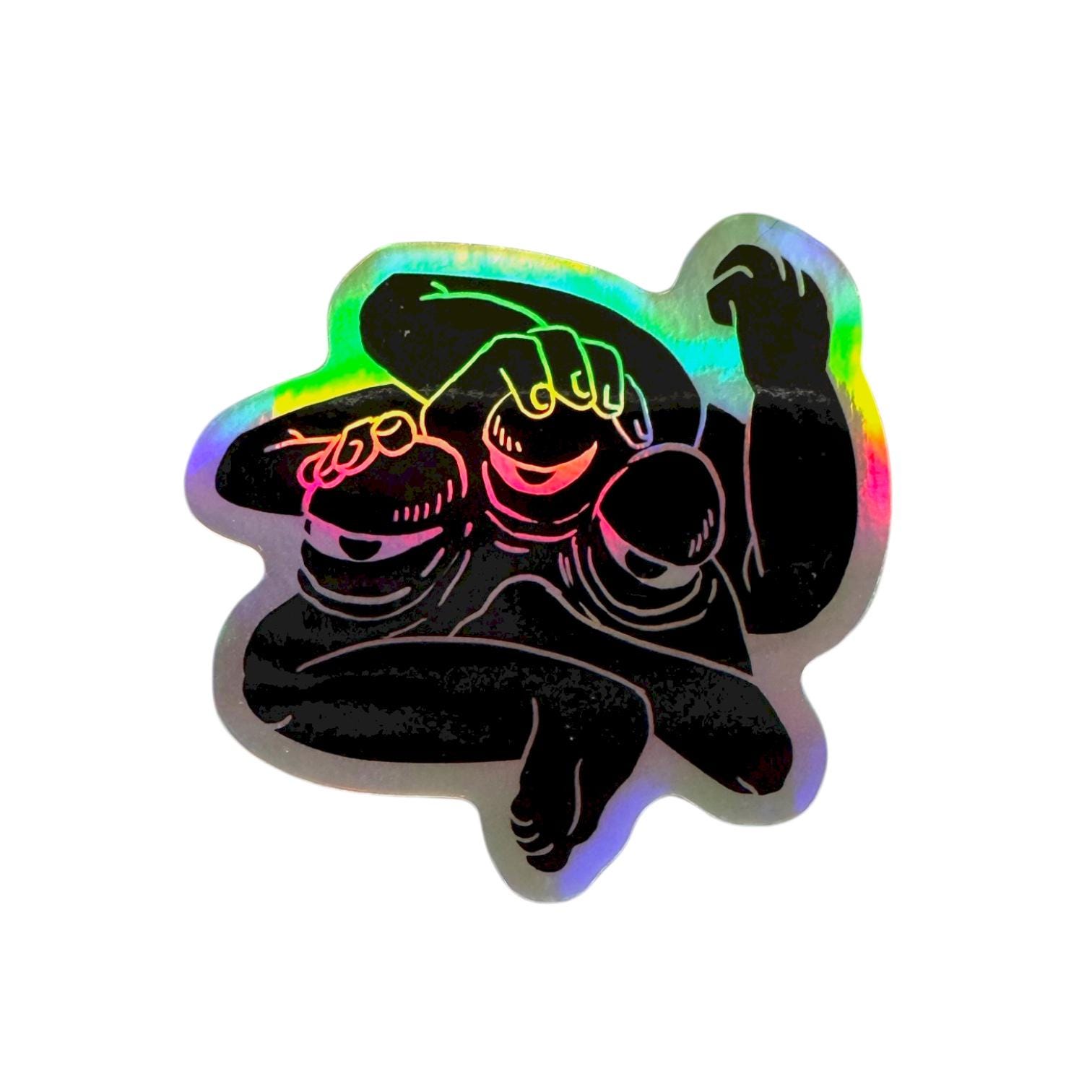 Imp Message Sticker OCD Imps Stickers: Series 01 – Imp Holographic Vinyl Stickers - Etsy