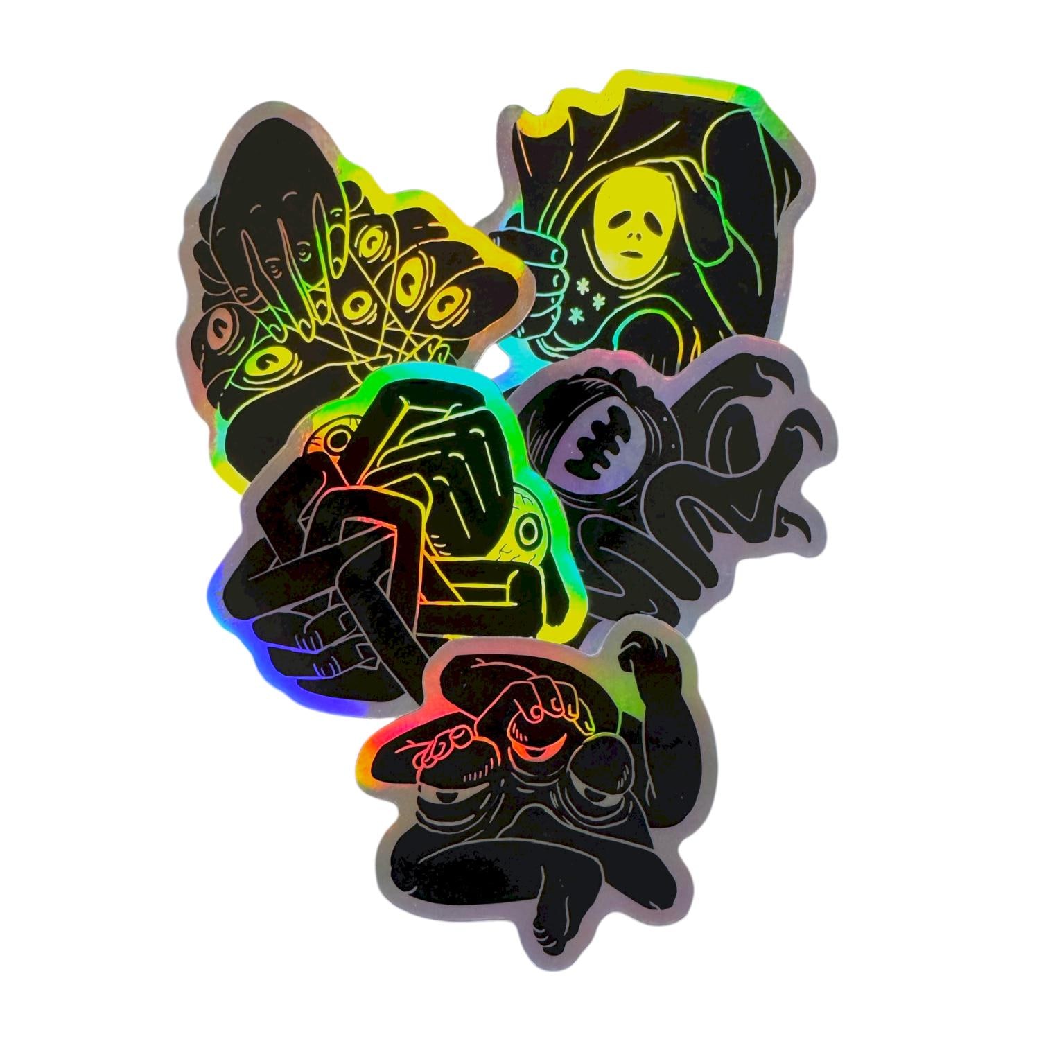 Imp Message Sticker OCD Imps Stickers: Series 01 – Imp Holographic Vinyl Stickers - Etsy