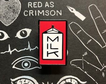 Milk Milk Milk Lapel Pin – Milk Carton Enamel Lapel Pin