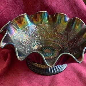 Fenton carnival glass bowl