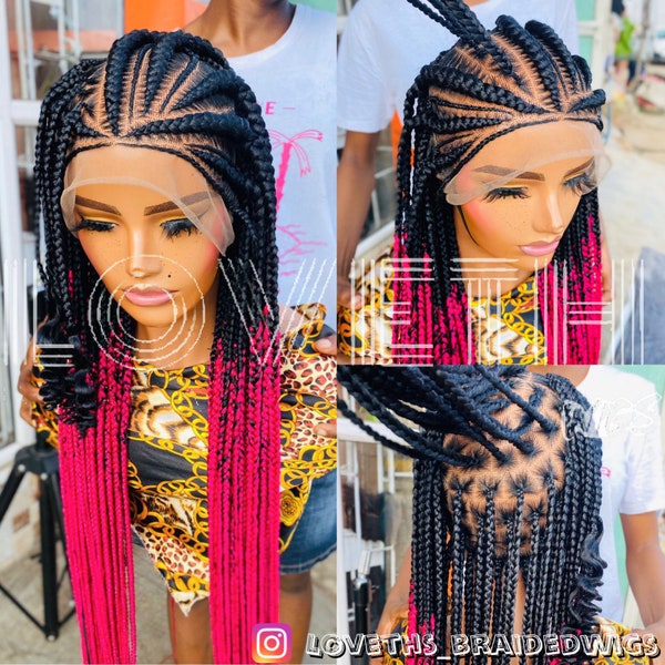  Braided Wig - Etsy