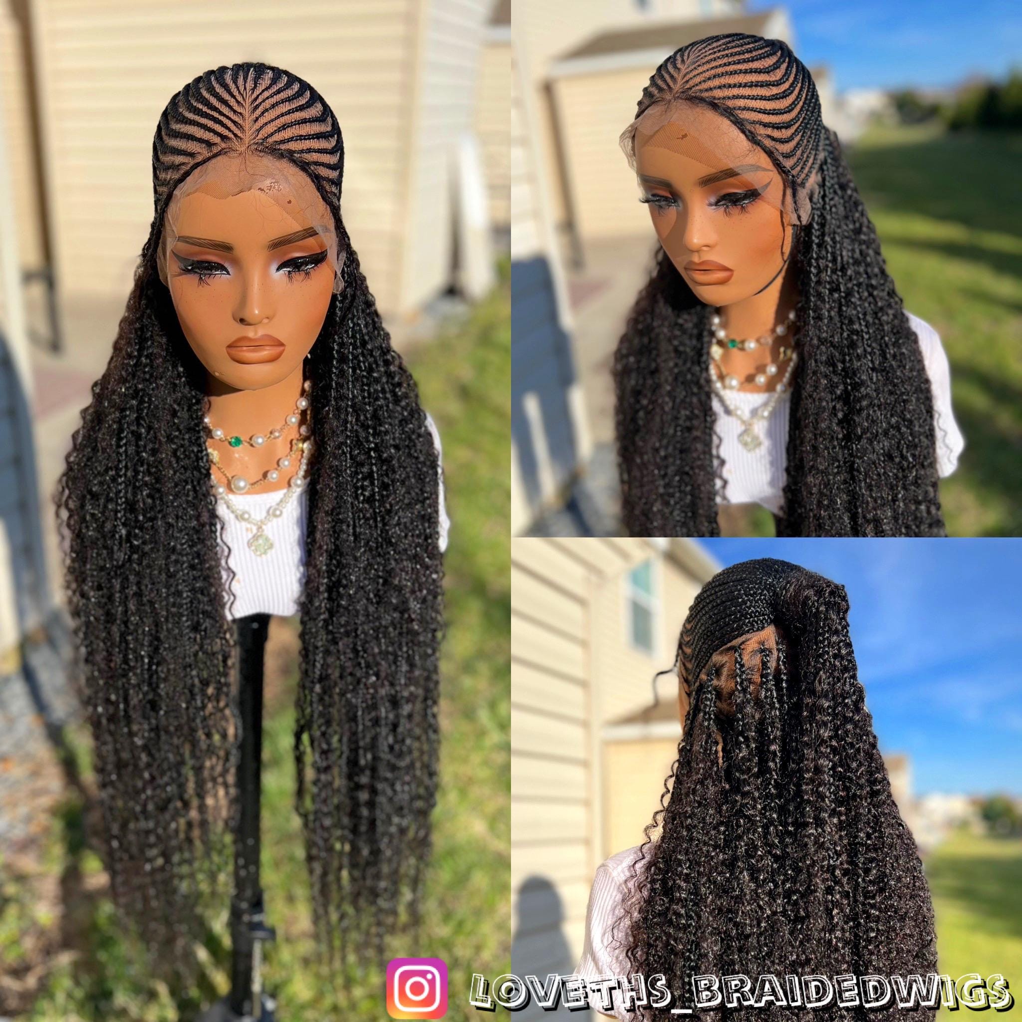 Ships Next Day (2-3 Days Mail) Full Lace Knotless Braided 