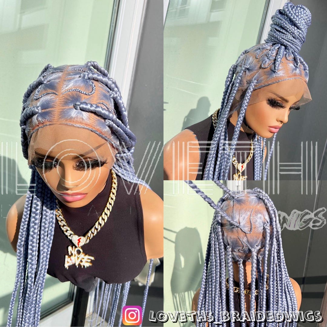 Ready to Ship Next Day2days FREE SHIPPING Knotless Braided Wig, Box