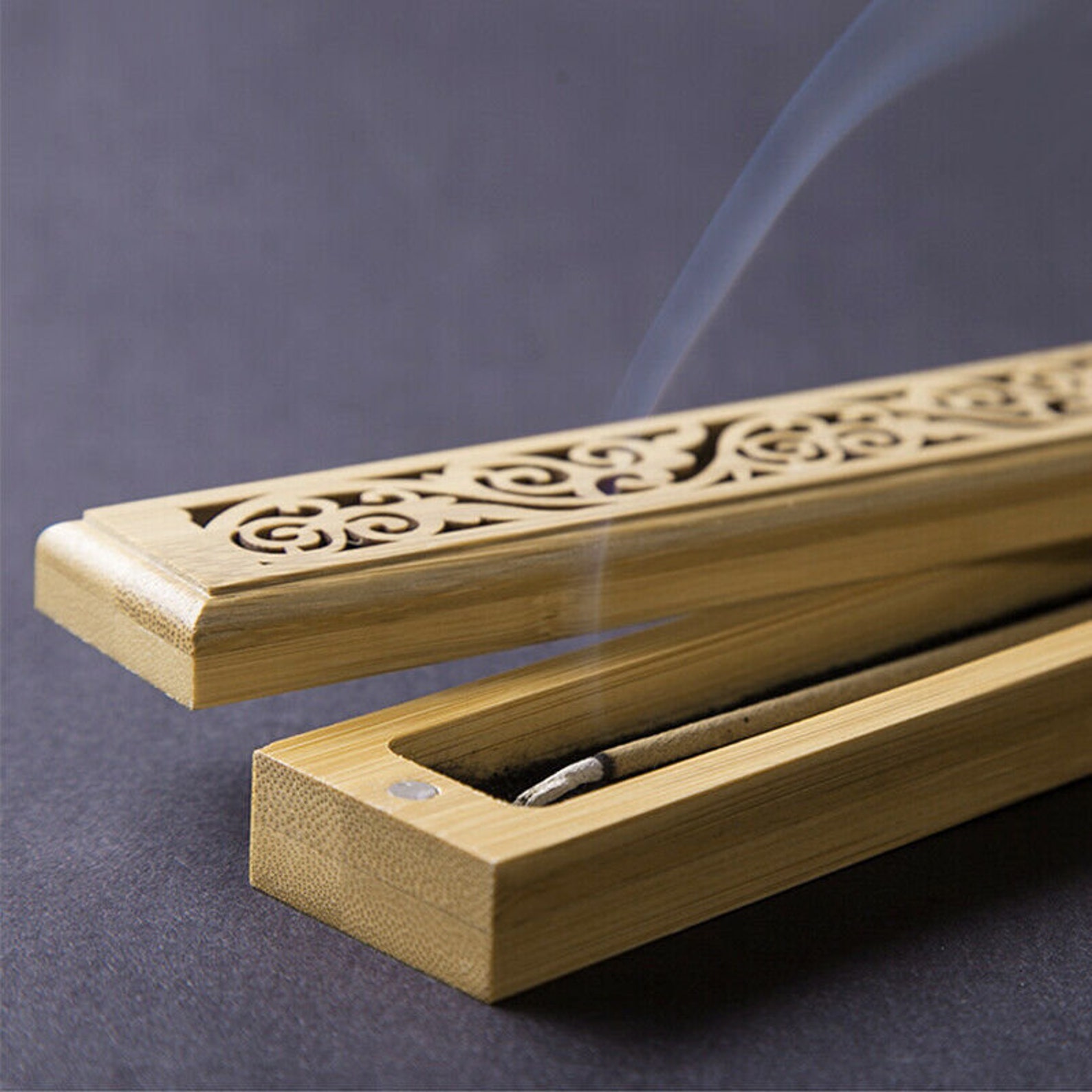 Bamboo Crave Incense Burner for Aromatherapy Relaxing Etsy