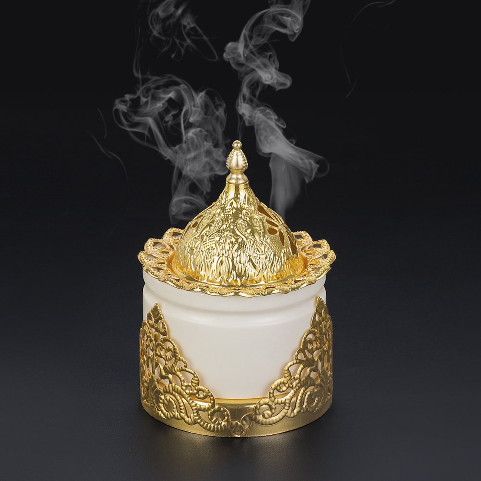 Luxury Court Style Incense Burner Ceramic Incense Resin Etsy