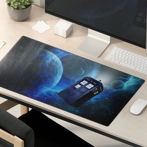 Doctor Who Tardis Desk Mat Doctor Who Tardis Large Mouse Pad Doctor Who ...