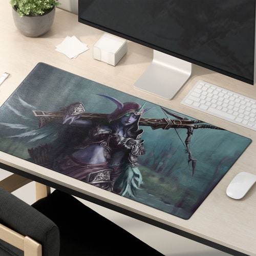 Tyrande Warcraft Gaming Mouse Pad Wow Tyrande Large Gaming Etsy