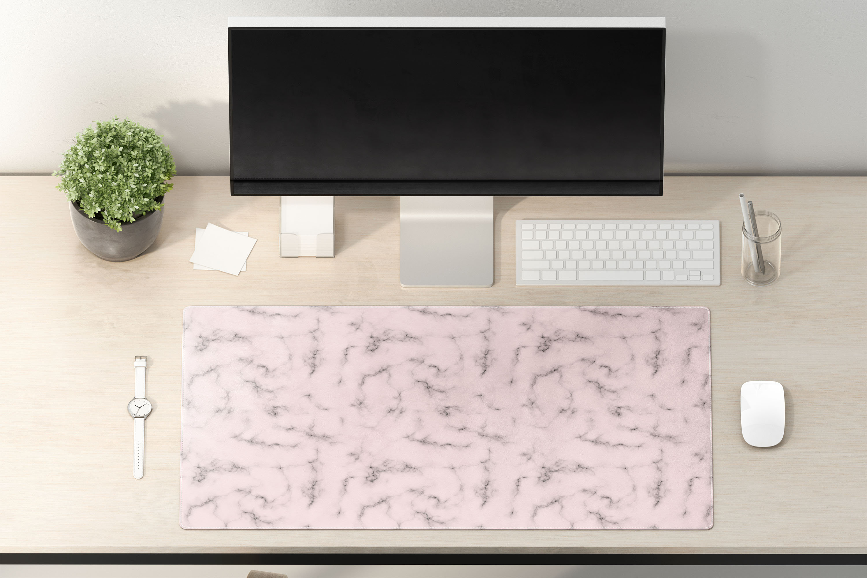 Marble Pattern Desk Pad Marble Mouse Pad Marble Pattern Etsy