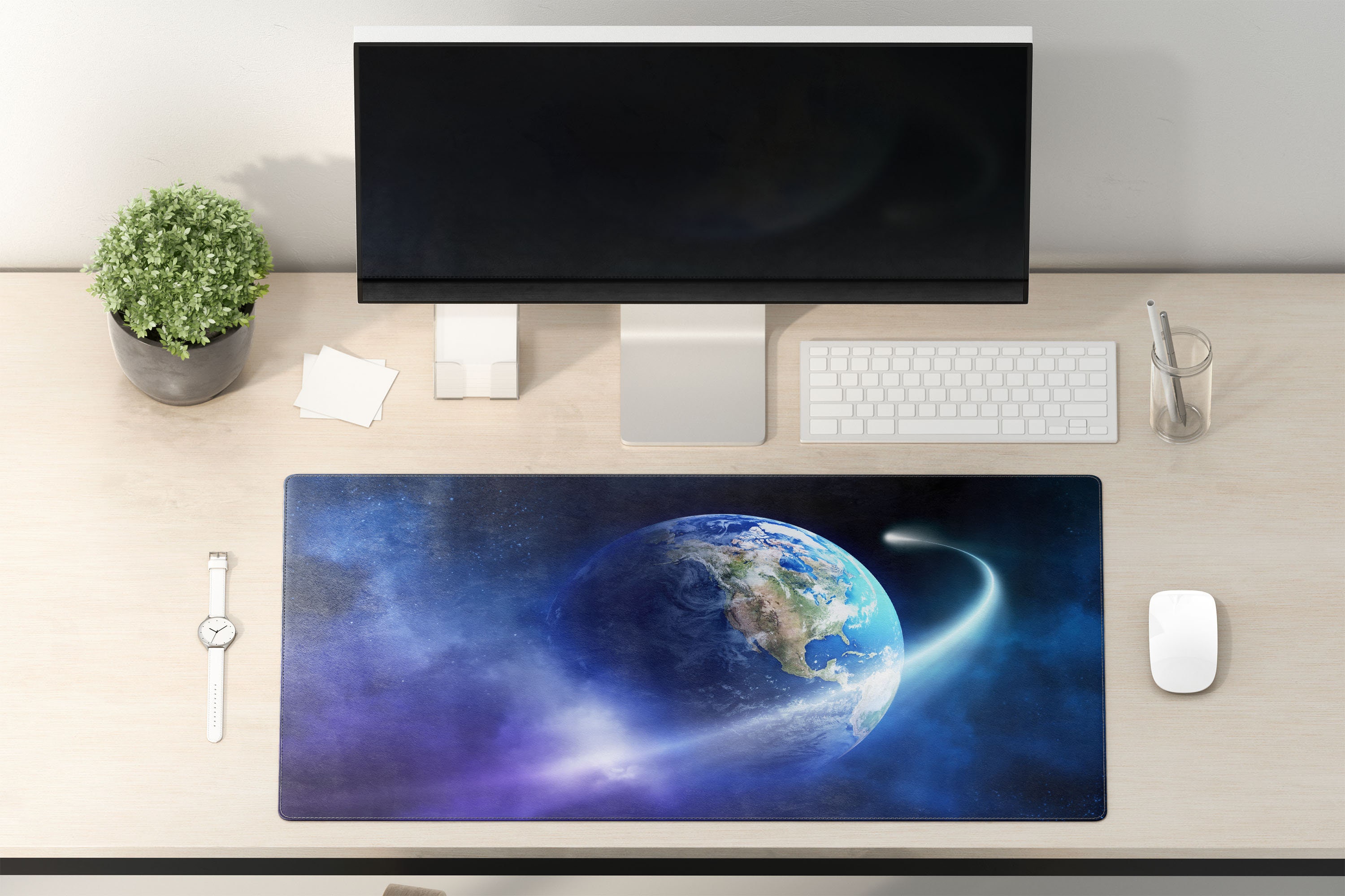 Earth Space Desk Mat Earth Planet Extra Large Mouse Mat - Etsy UK
