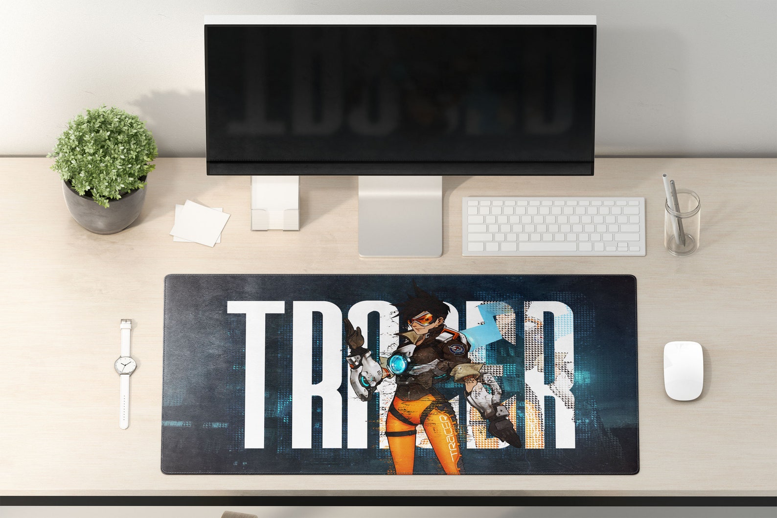 Tracer Overwatch Gaming Mouse Pad Tracer Overwatch Large Etsy