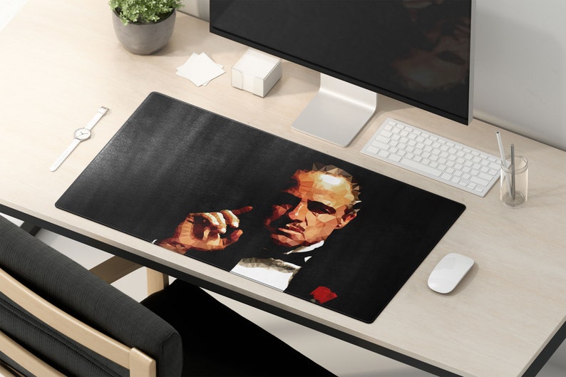 Godfather Desk Mat Godfather Large Mouse Pad Godfather Etsy