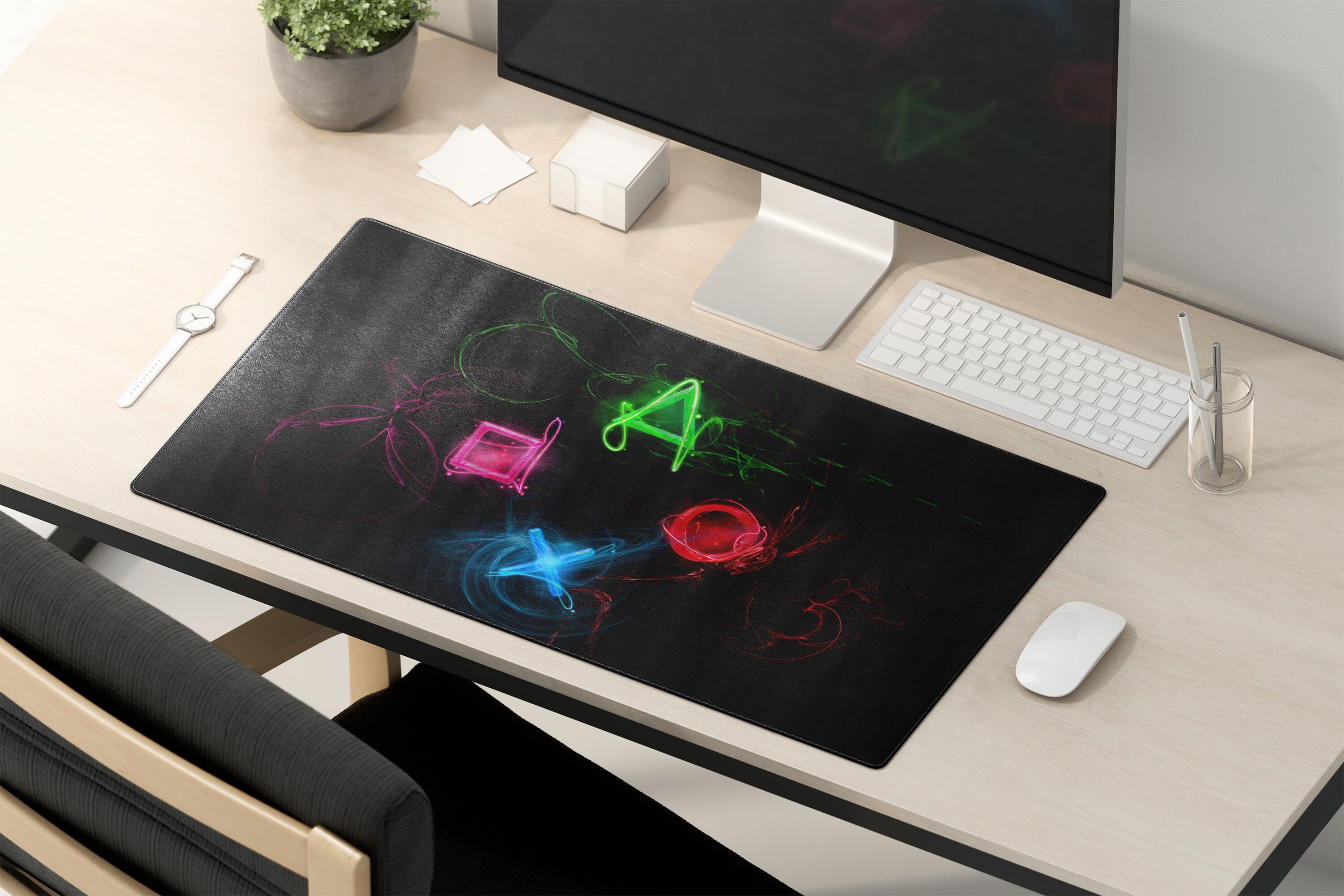 PlayStation Gaming Mouse Pad Large Gaming Mouse Mat Etsy