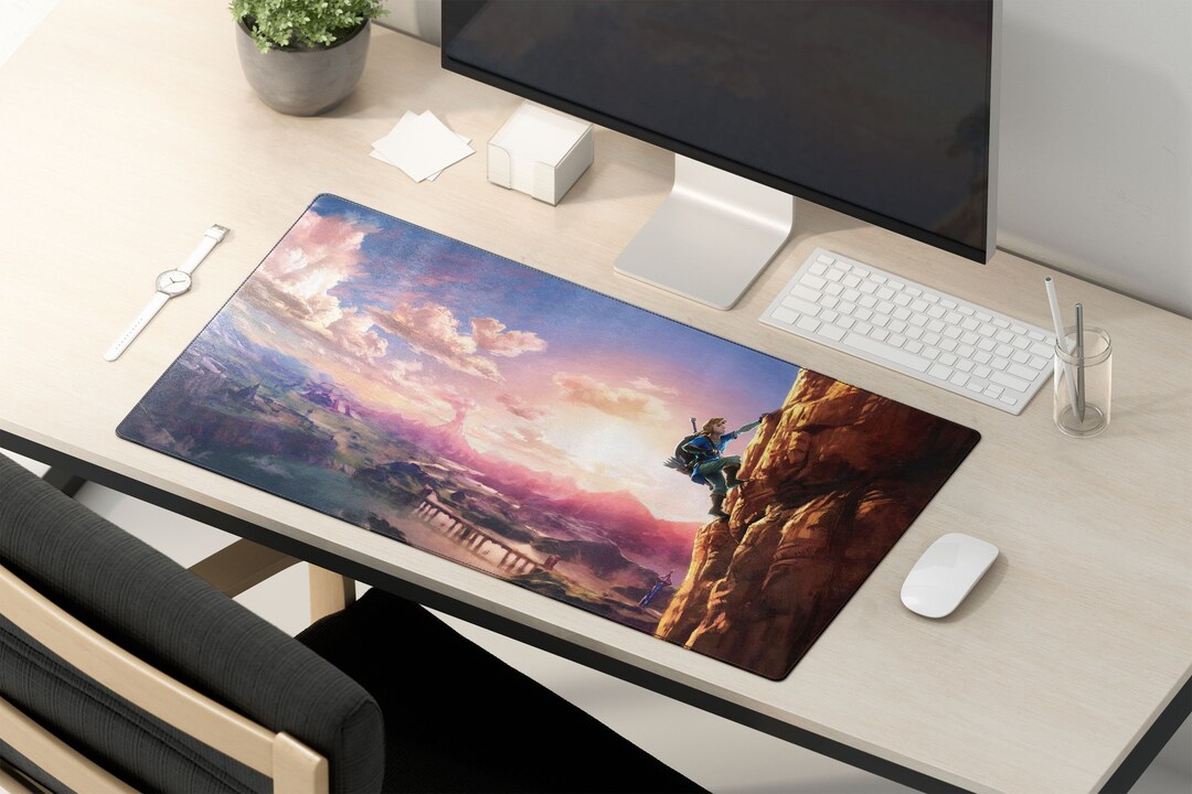 Legend of Zelda Gaming Mouse Pad Breath of the Wild Large Etsy UK