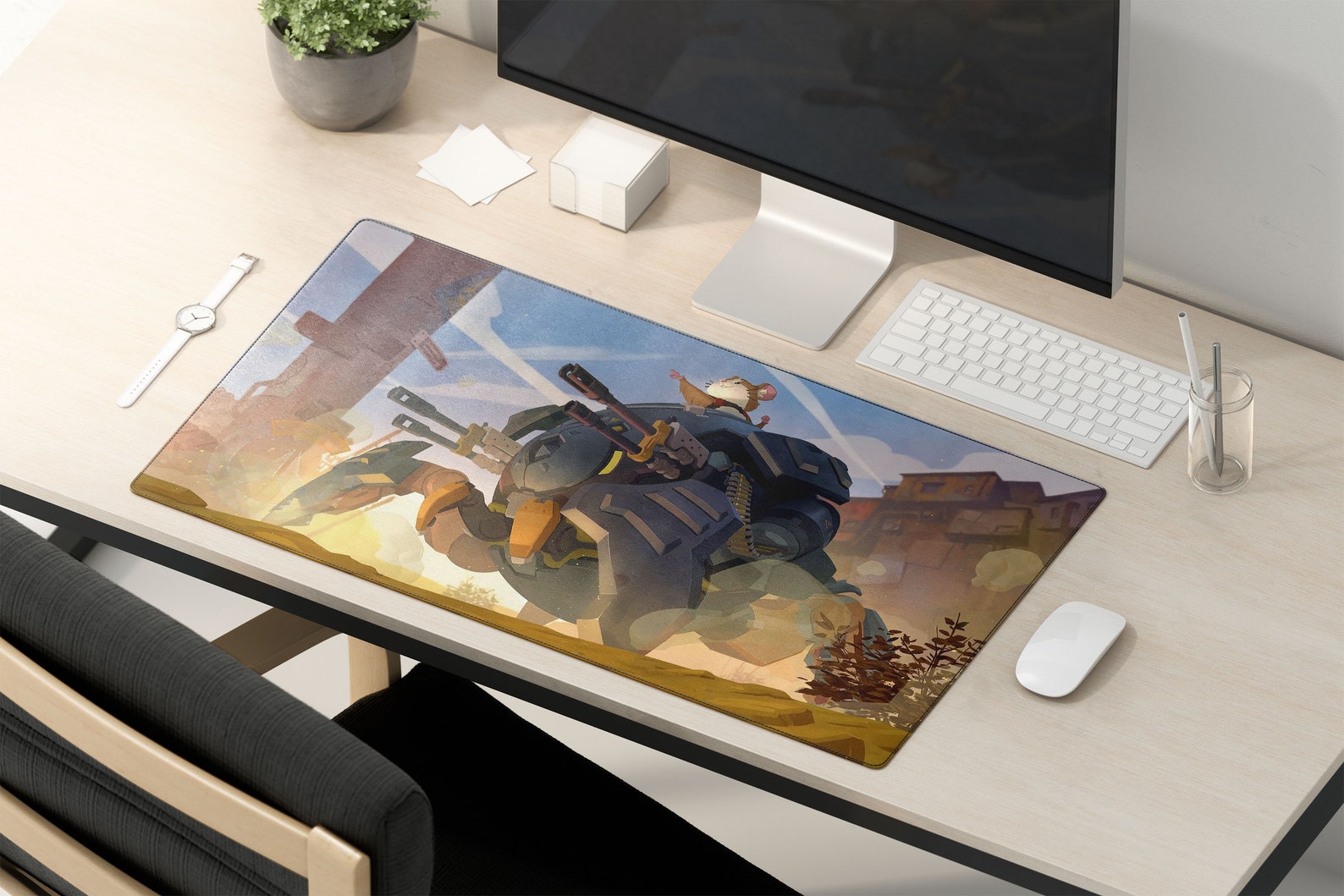 Wrecking Ball Overwatch Gaming Mouse Pad Hammond Overwatch Etsy