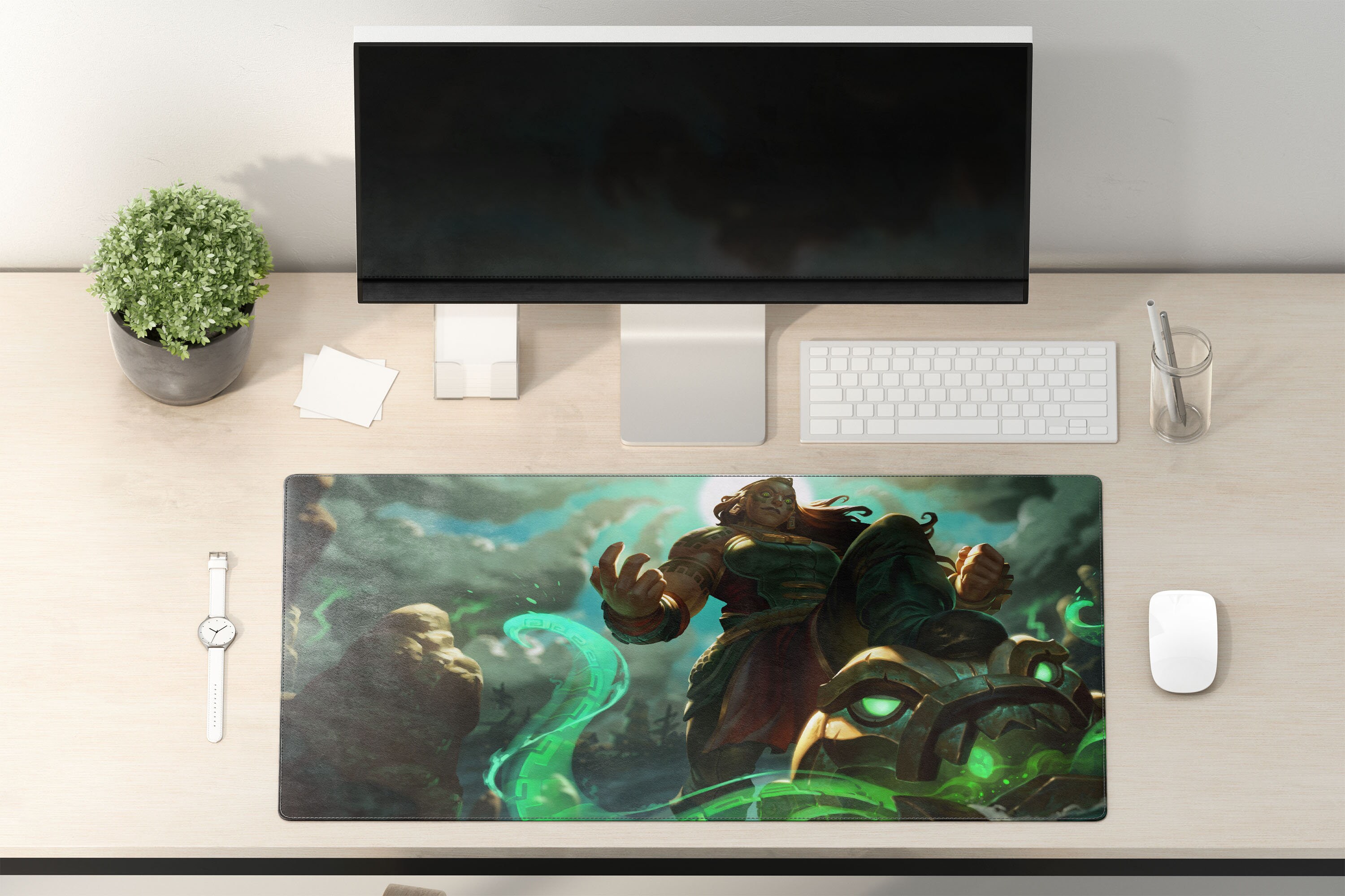 Illaoi Lol ALL SKINS Gaming Mouse Pad Illaoi Lol Large Etsy