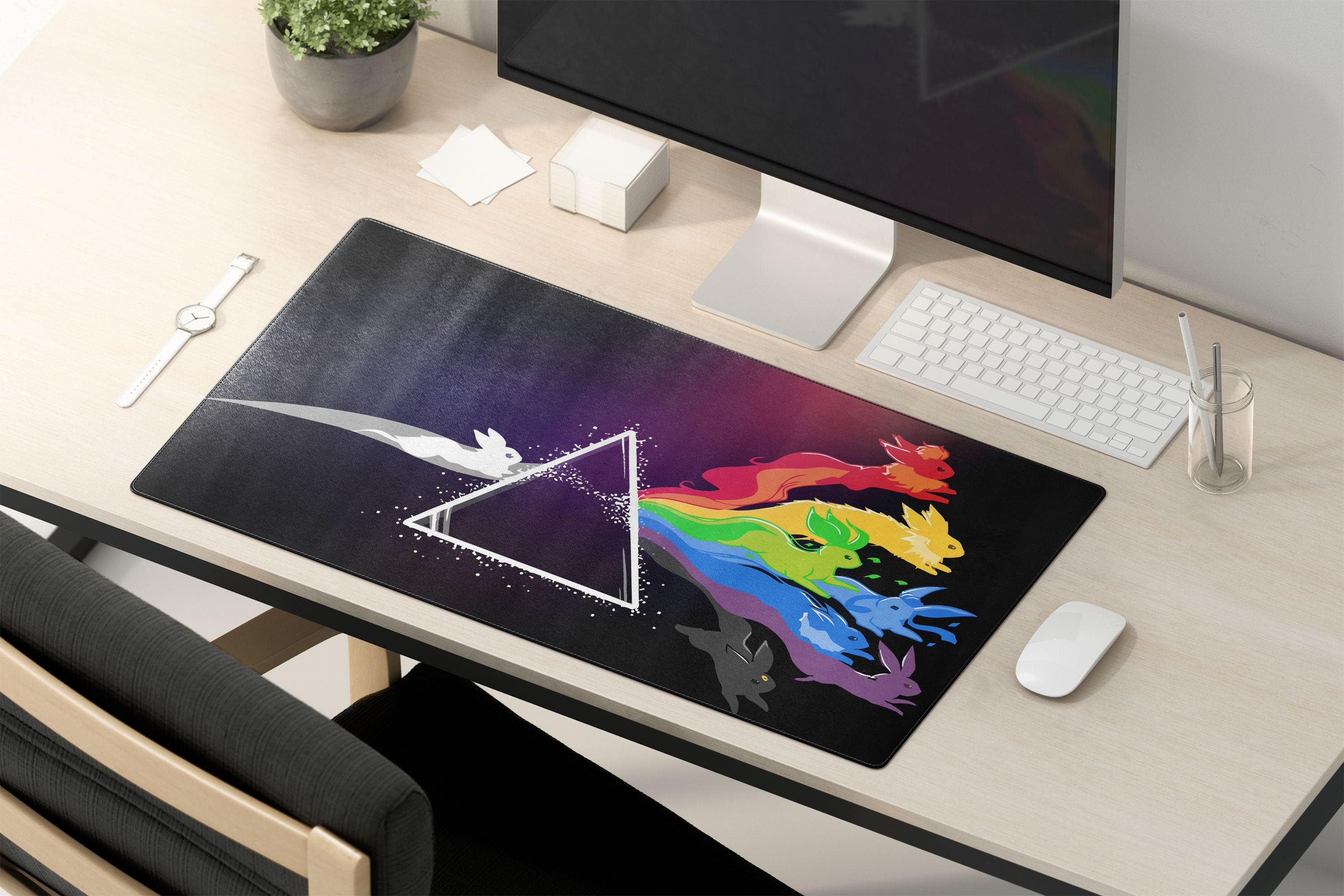 Pokemon Desk Mat Pokemon Large Gaming Mouse Pad Pokemon Etsy