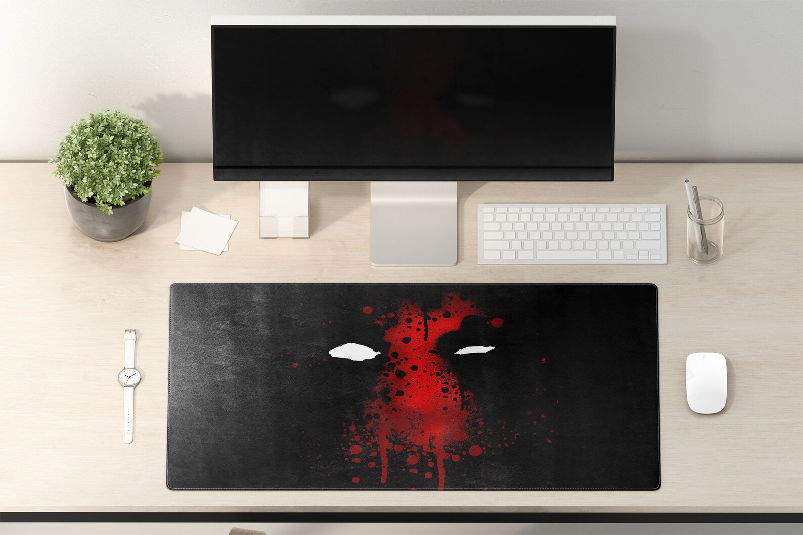 Deadpool Desk Mat Deadpool Mouse Pad Deadpool Extra Large Etsy UK