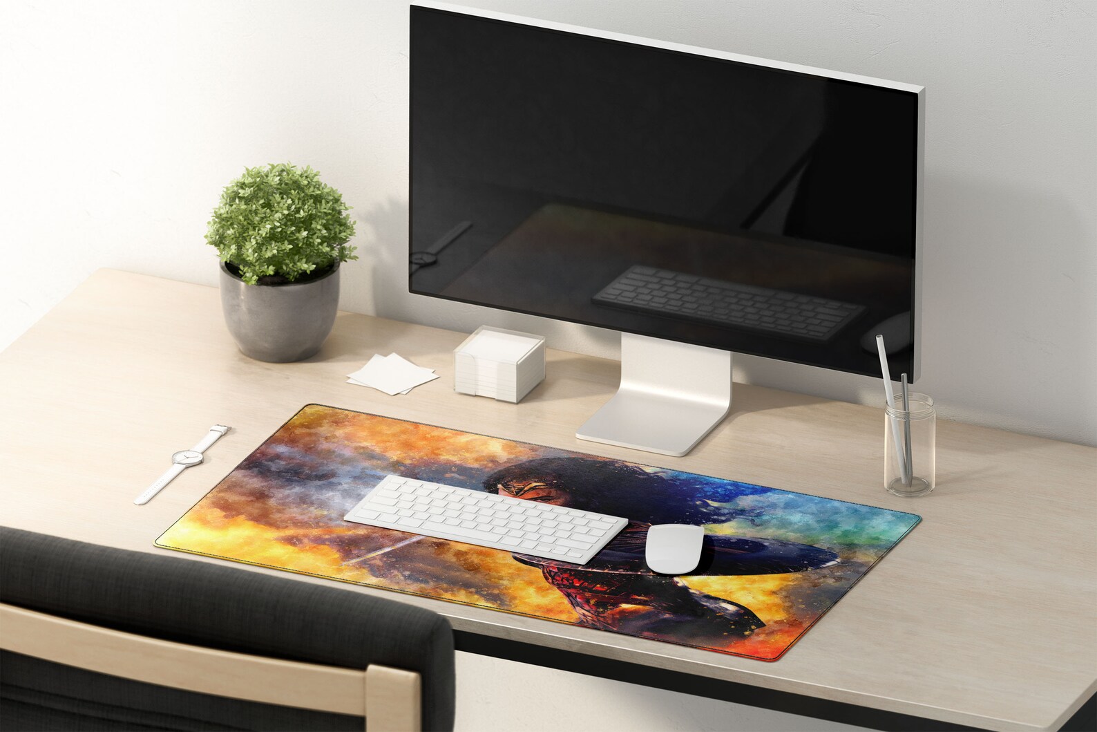 Wonder Woman Desk Mat Wonder Woman Mouse Pad Wonder Woman Etsy