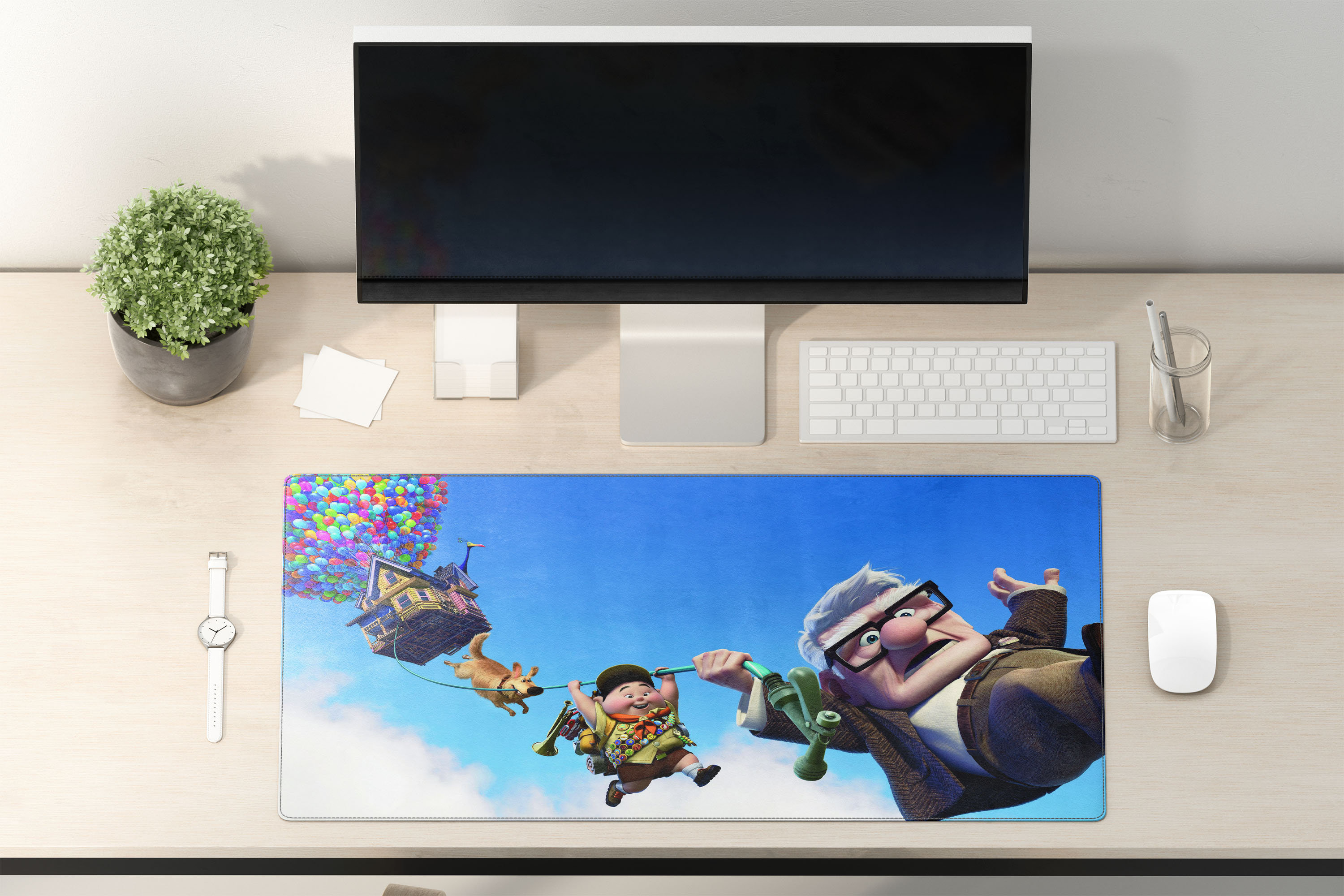 Disney Up Desk Mat Disney Up Large Mouse Pad Disney Up Etsy