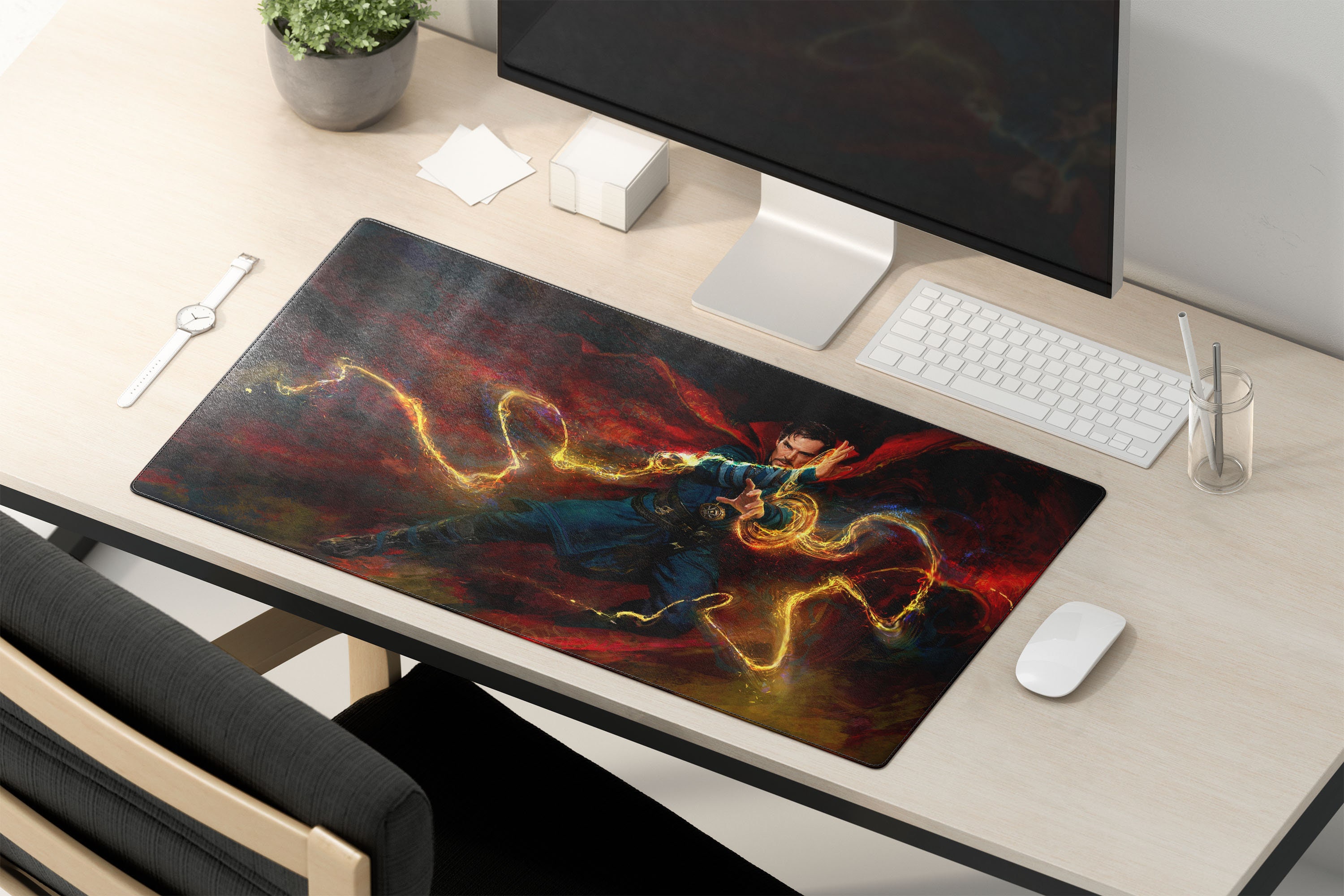 Doctor Strange Desk Mat Doctor Strange Mouse Pad Doctor Etsy