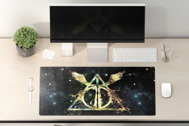 Harry Potter Desk Mat Harry Potter Large Mouse Pad Harry Etsy