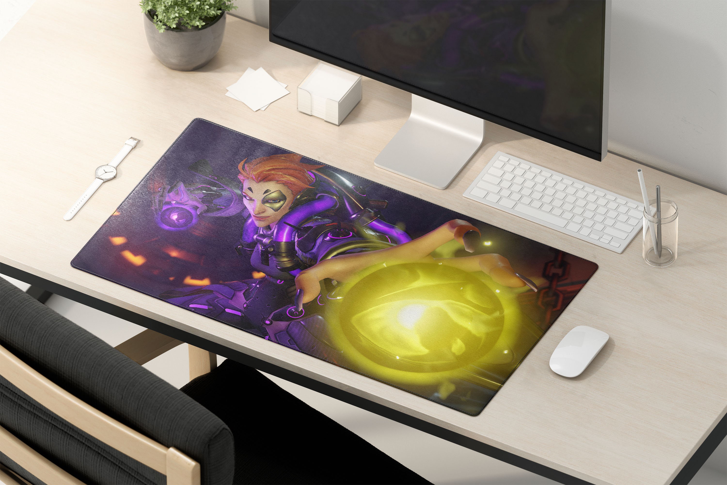 Moira Overwatch Gaming Mouse Pad Moira Overwatch Gran ratón Etsy