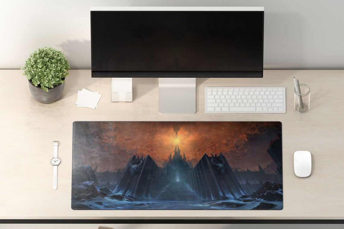 Warcraft Shadowlands Gaming Mouse Pad Wow Large Gaming Mouse Etsy