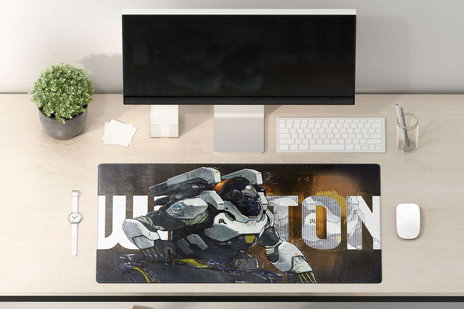 Winston Overwatch Gaming Mouse Pad Winston Overwatch Large Etsy