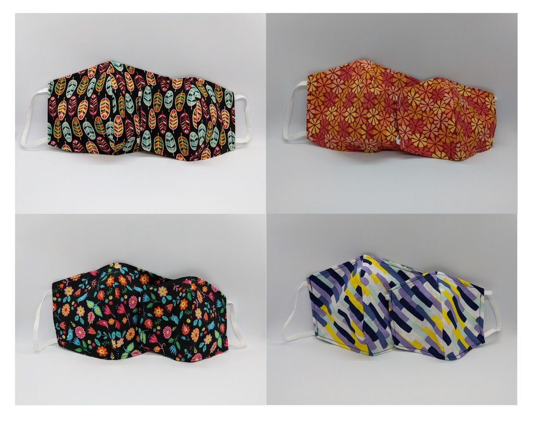 Breathable Cotton Face Mask Reversible Mask Colorful Mask Washable Face