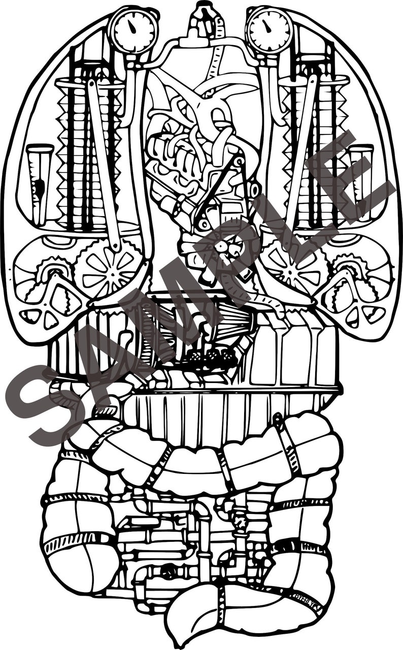 Body Machine SVG - Etsy