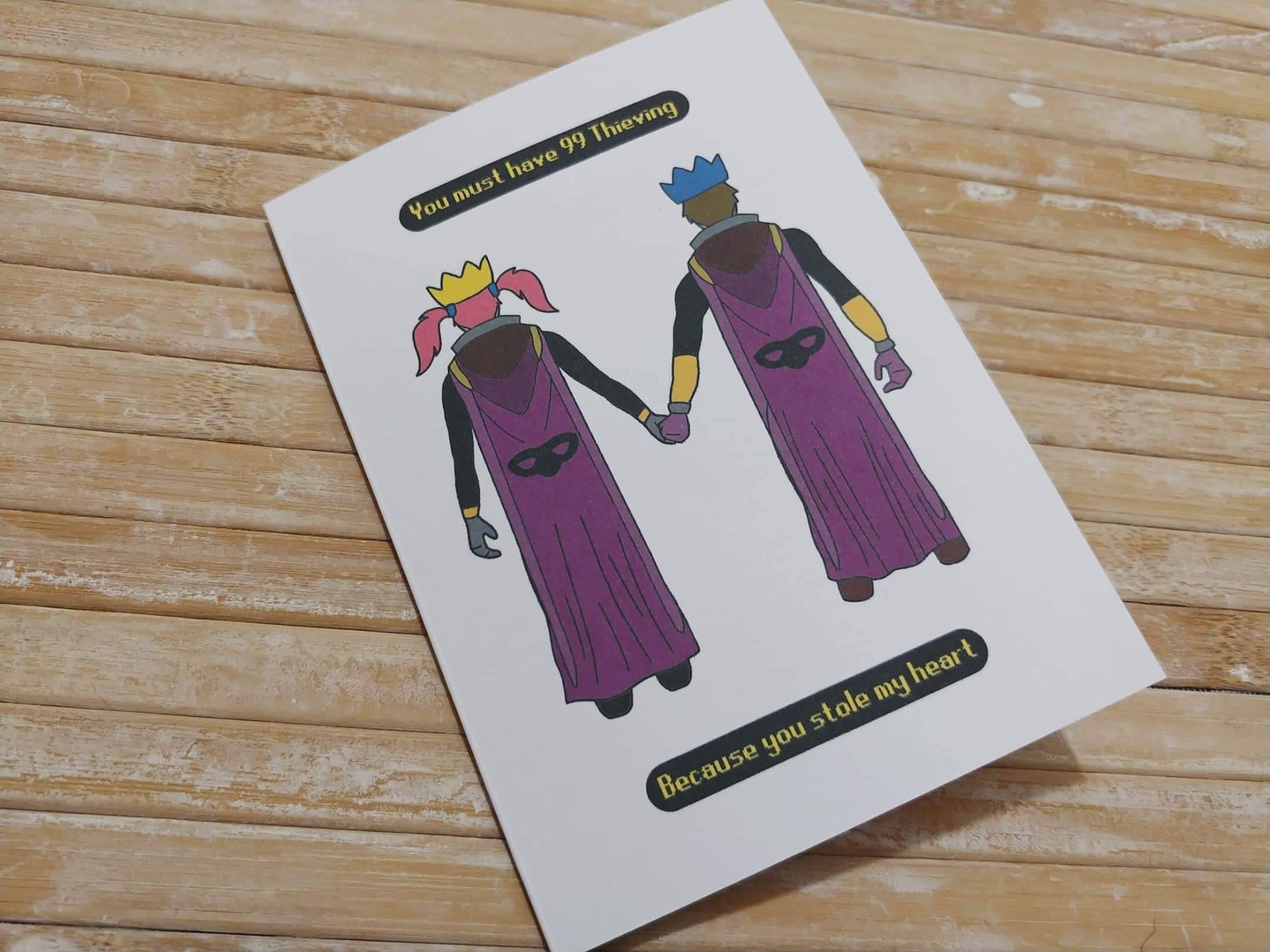 OSRS Runescape valentines/anniversary Card Etsy
