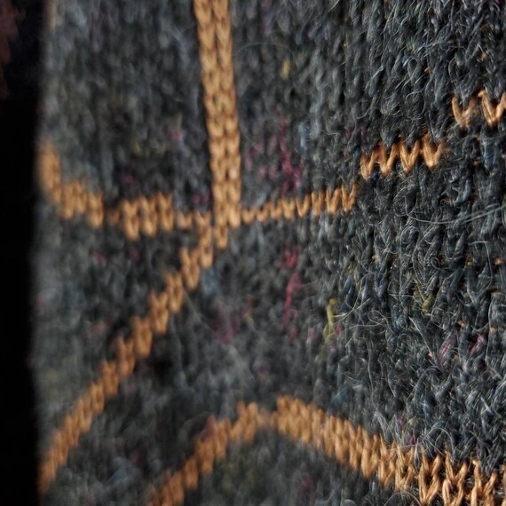 Vintage caldwell intarsia v neck sweater, Caldwel… - image 8
